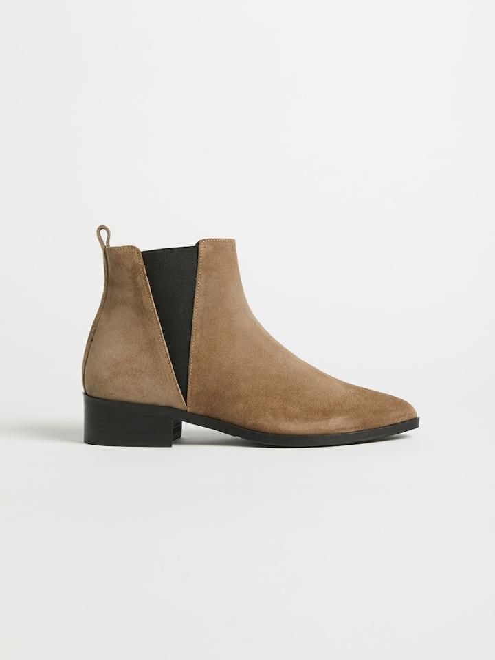 Frank + Oak The Palace Oiled Suede Chelsea Boot - Brown