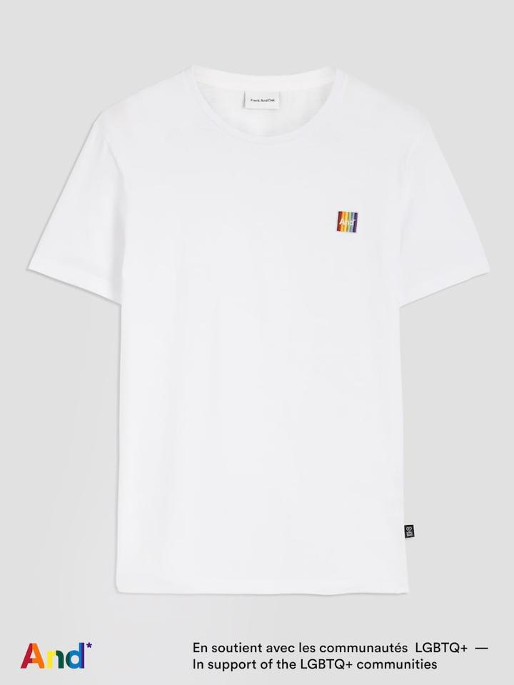 Frank + Oak And Pride Tee In White