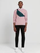 Frank + Oak Hemp-cotton Sweater In Pink
