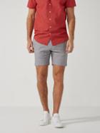 Frank + Oak The Laurier Cotton-linen Dress Short In Light Grey