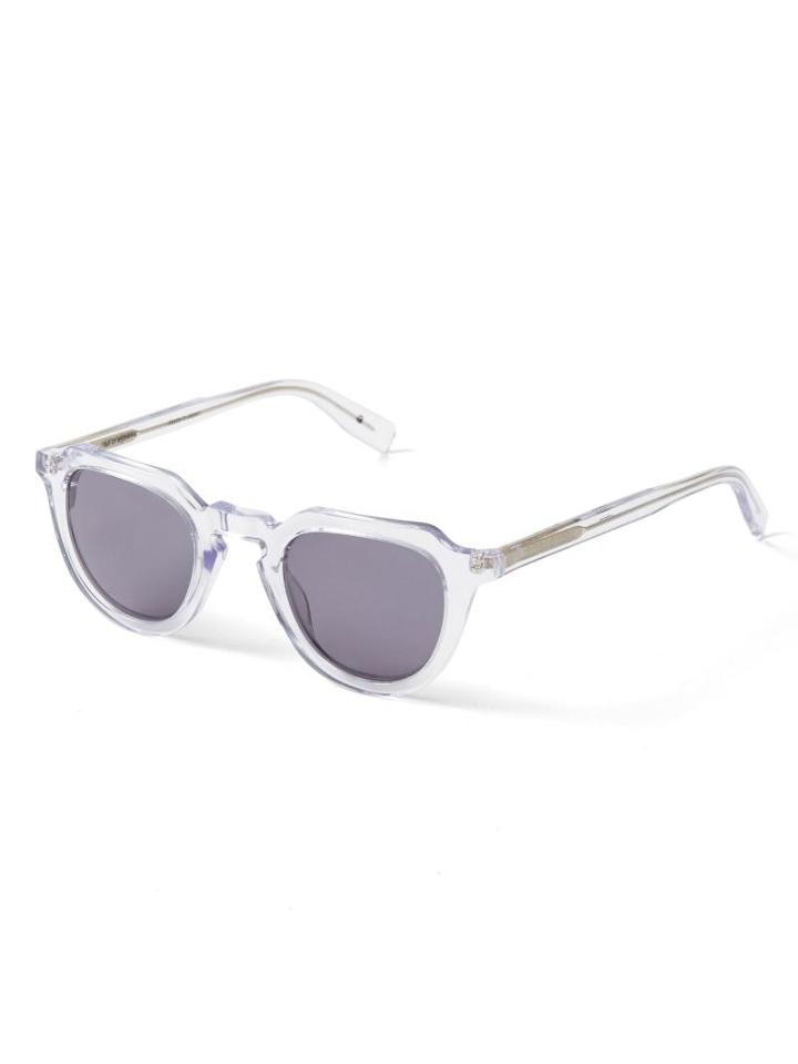 Frank + Oak All In Eyewear Voltaire Sunglasses In Clear