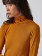 Frank + Oak Wool-blend Mockneck Longsleeve Shirt In Brown