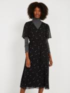 Frank + Oak Maxi Printed Chiffon Dress - True Black