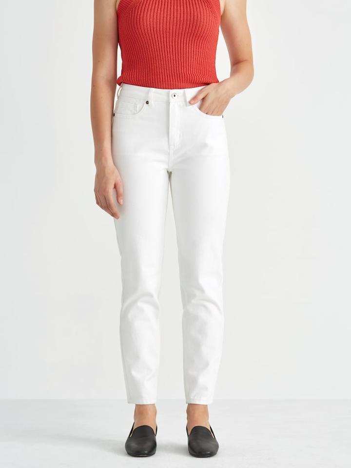 Frank + Oak The Stevie Tapered-fit Jean In Snow White