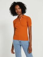 Frank + Oak Short-sleeved Sweater Polo - Orange
