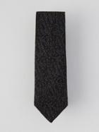 Frank + Oak 2.5 Donegal Wool-silk Tie In Black