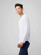 Frank + Oak Sc Drirelease Long-sleeve T-shirt In Bright White