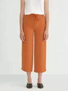 Frank + Oak Wide Leg Pant In Dark Orange