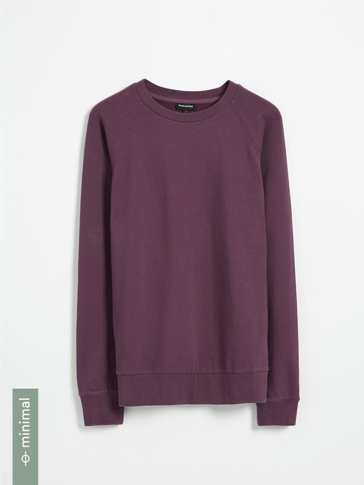Frank + Oak Organic-cotton-blend Fleece Sweatshirt - Purple