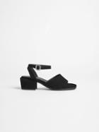 Frank + Oak The Medina Heel Sandal In True Black