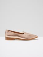Frank + Oak The Marina Leather Loafer In Rose Gold