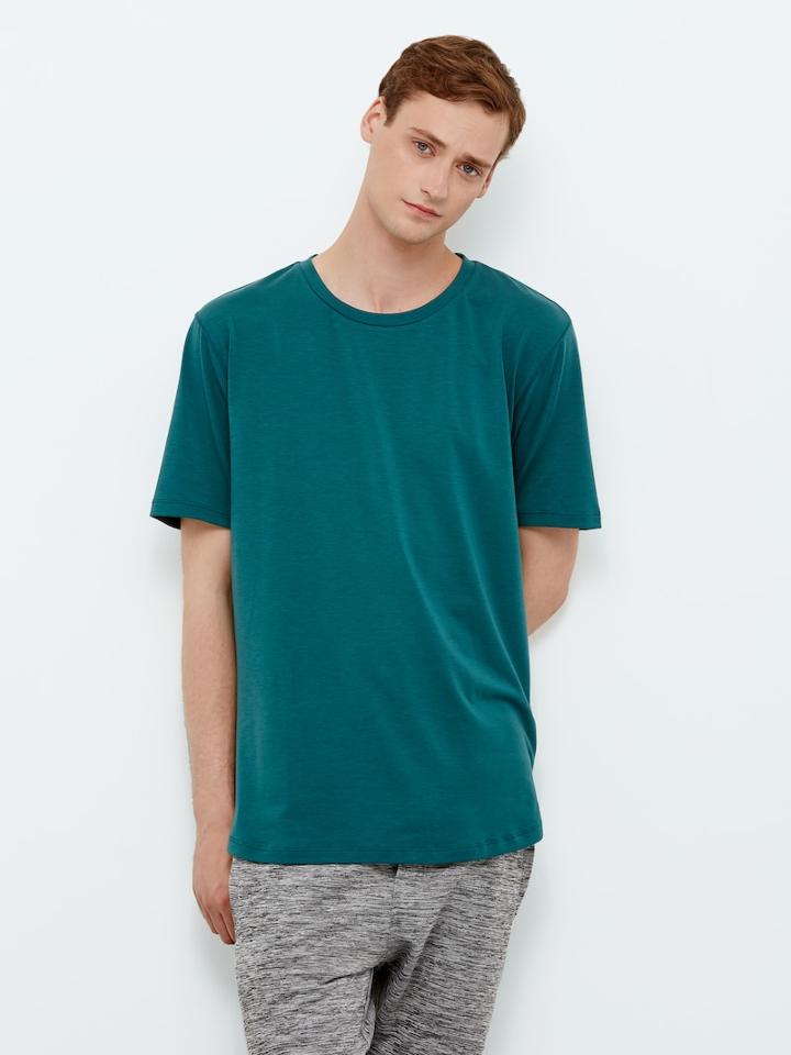 Frank + Oak State Concepts Drirelease Loose Fit T-shirt In Green