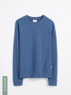 Frank + Oak Organic Cotton And Recycled Polyester Terry Crewneck - Blue
