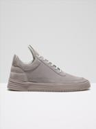 Frank + Oak Filling Pieces Low Top Perforated In Grey