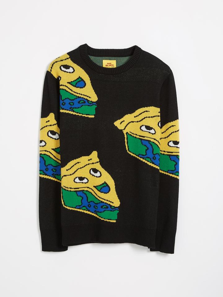 Frank + Oak Piece On Earth Crewneck Sweater By Pony