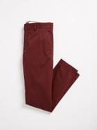 Frank + Oak The Becket Chino - Red Wine