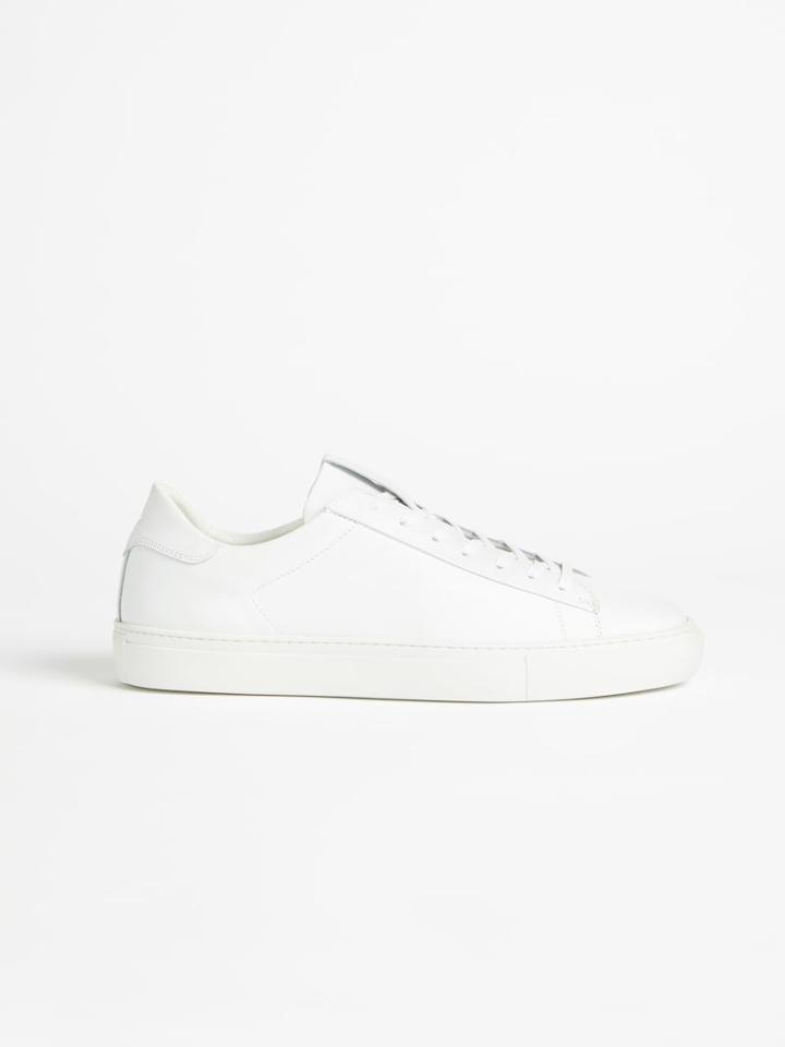 Frank + Oak The Park Leather Low-top Sneaker - White