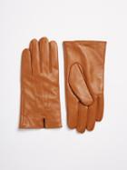 Frank + Oak Lambskin Leather Gloves - Tan
