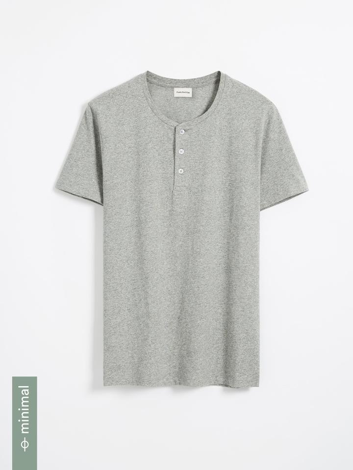 Frank + Oak Good Cotton Soft Henley Tee