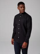 Frank + Oak The Jasper Oxford Shirt In Black