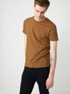 Frank + Oak Melange Loose Fit T-shirt In Honeycomb
