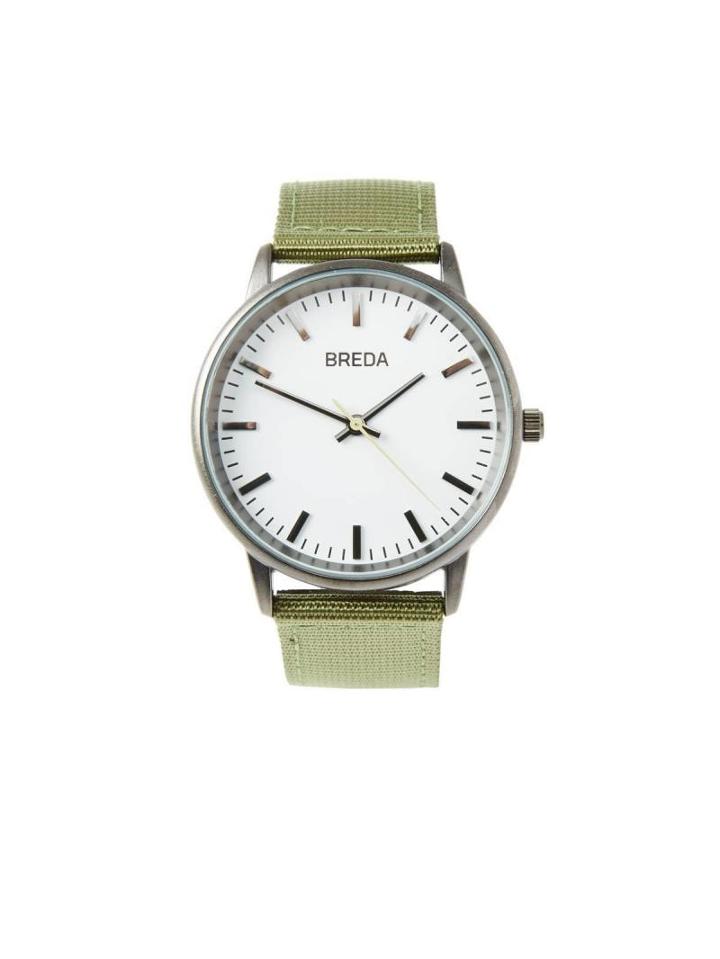 Frank + Oak X Breda - Valor Watch In Urban Green