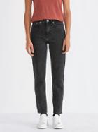 Frank + Oak The Stevie Tapered-fit Jean In Washed Black