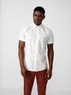 Frank + Oak Calder Print Cotton-poplin Shirt