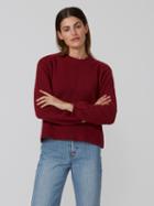 Frank + Oak Dolman-sleeve Sweater In Red