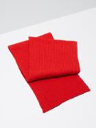 Frank + Oak Cotton-boucl Knitted Scarf In Rooster Red