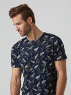 Frank + Oak Loose Fit Large Bird Print T-shirt