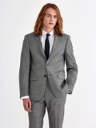 Frank + Oak The Made-in-canada Wool Houndstooth Suit Jacket