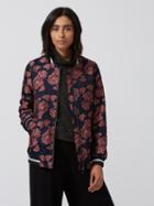 Frank + Oak Jacquard-knit Floral Bomber Jacket