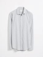 Frank + Oak The Jacquard Shirt - Light Grey