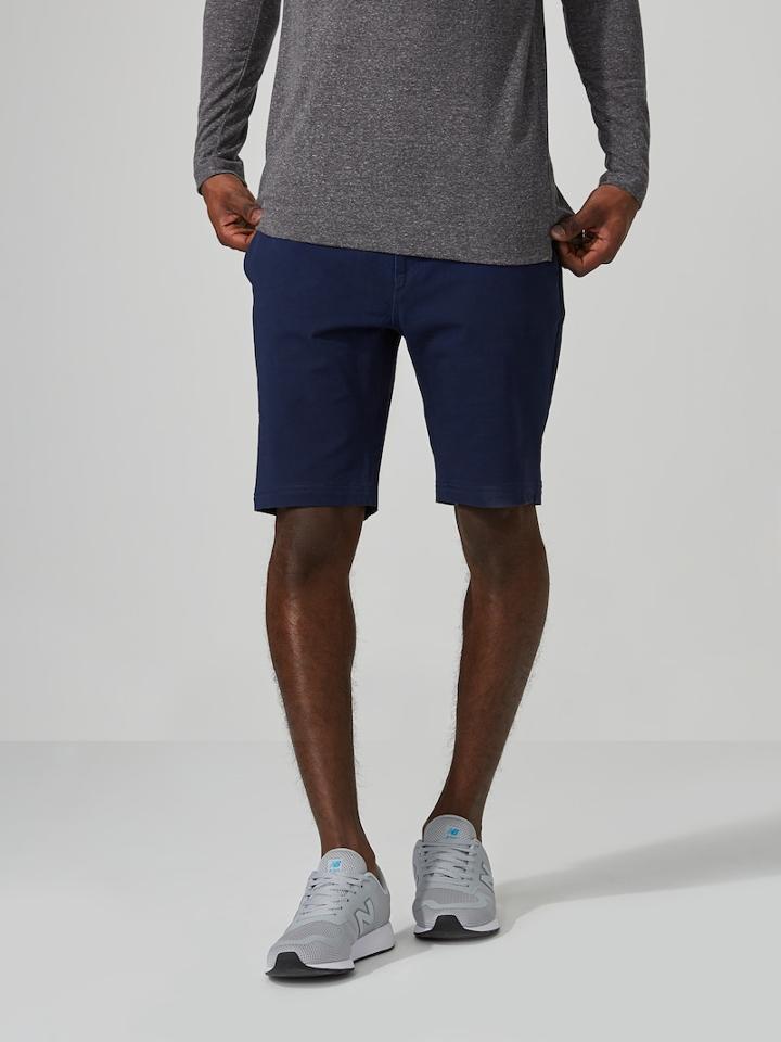 Frank + Oak Sc Pace 9 Commuter Short In Blue