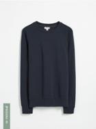 Frank + Oak Organic-cotton-blend Fleece Sweatshirt - Navy