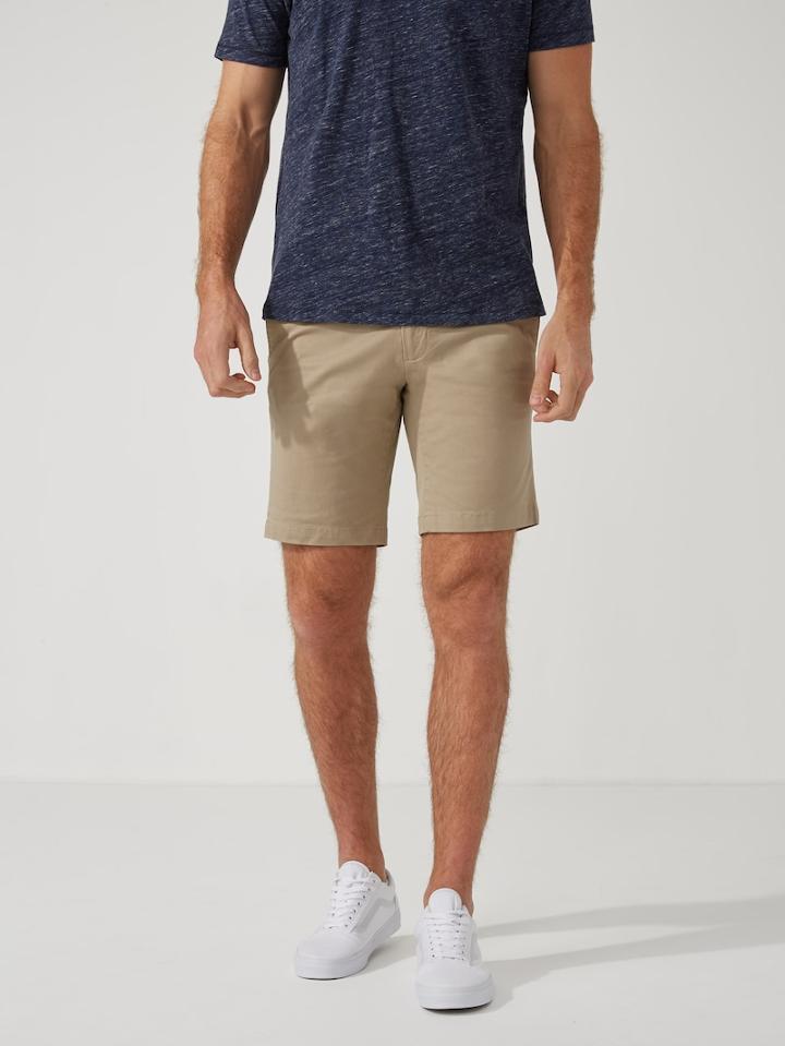 Frank + Oak The Newport Chino 9 Short In Aluminium