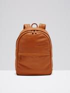 Frank + Oak The Boulevard Leather Backpack In Natural