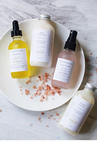 Herbs + Oils Womens Hair Care Travel Set