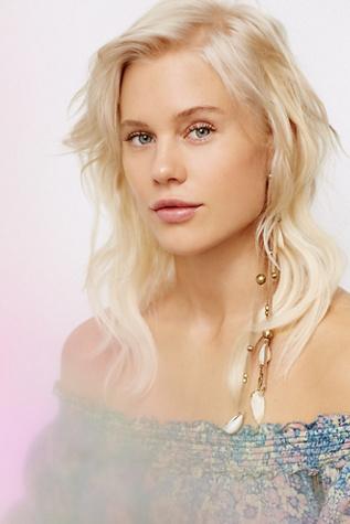 Free People Womens Seashell Suede Braid