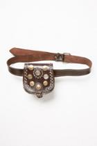 Pamela V Womens Vintage Coin Pocket Belt