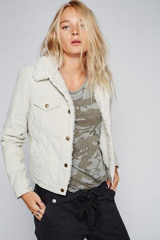 Levi's Womens Trucker Silverlining Cord