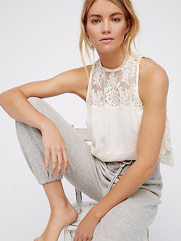 Free People Tied To You Lace Top