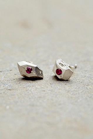 Alexandra Dodds Womens Geo Gem Studs