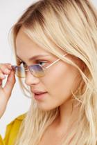 Free People Womens Square If I Care Sunnies