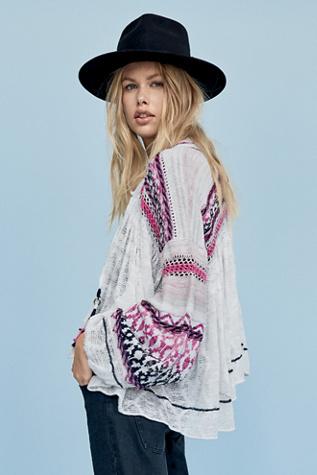 Free People Womens Dreamland Cardi