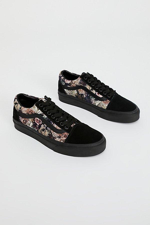 Old Skool Floral Velvet Sneaker By Vans At Free People