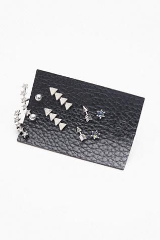 Free People Womens Down To Basics Stud Set