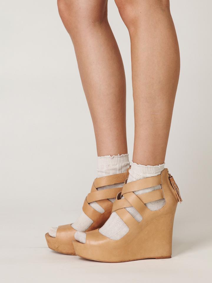 Dolce Vita Jade Covered Wedge - Nude 10