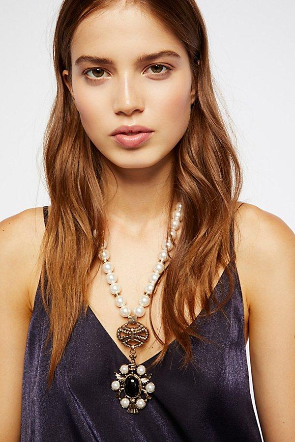 Mega Pearl Pendant By Free People